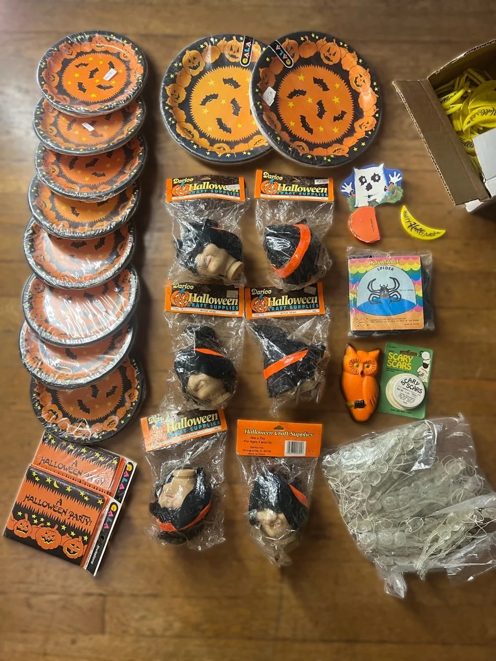 Vintage Halloween Bundle - Invitations, Cake Toppers, Decor, & More!